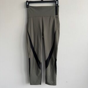 Mizuno Ronda Rousey Primal 3/4 Tight Leggings Grape Leaf Green Womens Small NWT